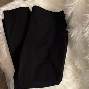 White House Black Market Skinny Crop Black Ankle zipper Pants